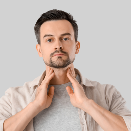 bocio tiroides agrandamiento cuello